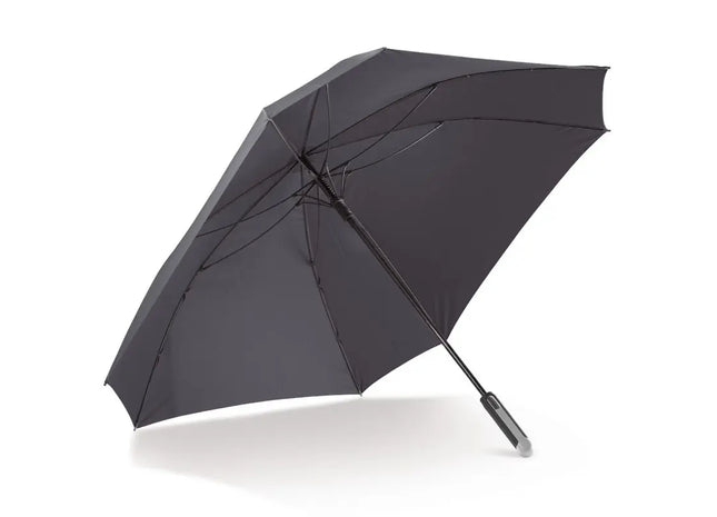 Luxus 27 Quadratischer Regenschirm Automatikschirm Schwarz Stilvoll & Praktisch Zuverlässiger Regenschutz TK Gruppe® Grosshandel 