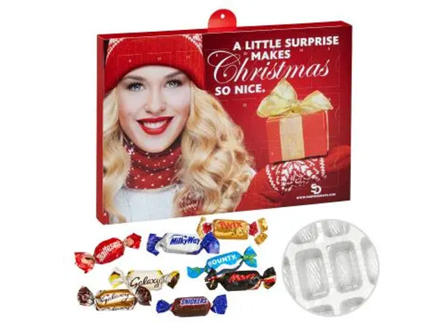 Luxus Adventskalender mit Celebrations Sortiment – Individuell bedruckt TK Gruppe® Grosshandel 