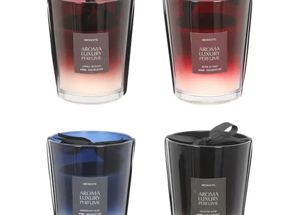 Luxus-Duftkerzen im Glas, Klein, 4er-Set, 14cm Höhe - Feine Aromatik TK Gruppe® Grosshandel 
