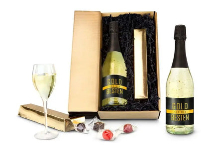 Luxus-Geschenkset: Goldenes Paket für besondere Anlässe – Premium-Auswahl TK Gruppe® Grosshandel 