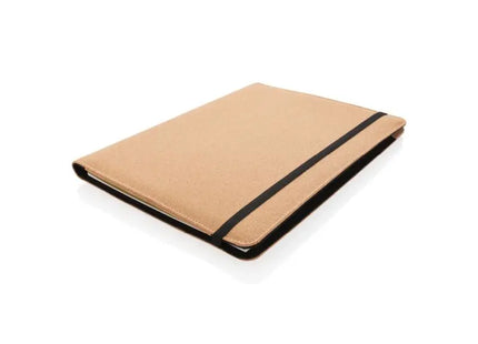 Luxus Kork Dokumentenmappe A4 mit Stift - Elegant Braun TK Gruppe® Grosshandel 