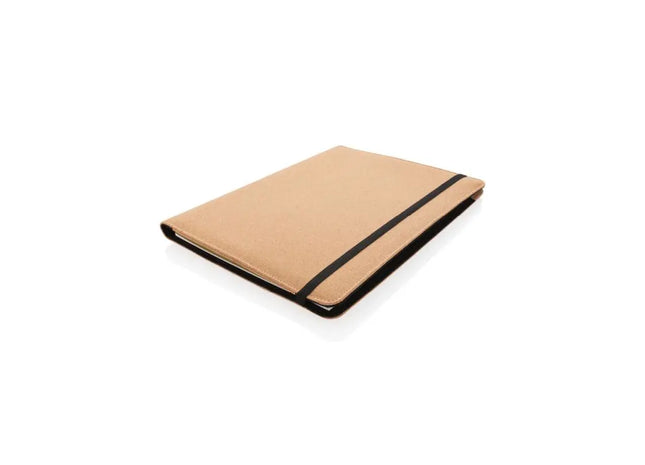 Luxus Kork Dokumentenmappe A4 mit Stift - Elegant Braun TK Gruppe® Grosshandel 