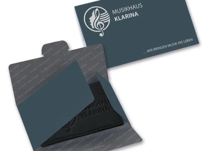 Luxus Microfaser-Prägetuch 20x20 cm in Schwarz – Elegant & Funktionell TK Gruppe® Grosshandel 