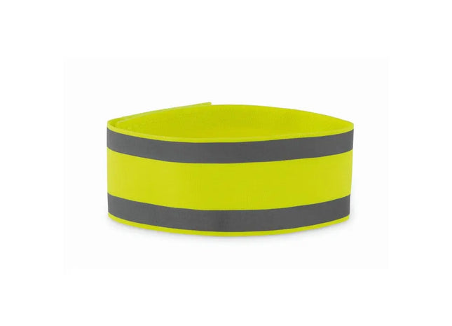 Lycra Sport-Armband VISIBLE ME in Neon Gelb – Sicher und Sichtbar TK Gruppe® Grosshandel 