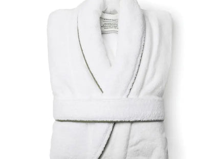 VINGA Harper Bademantel S/M - Weiß: Gemütlicher, Hochwertiger Bademantel für Entspannung und Luxus TK Gruppe® Grosshandel 
