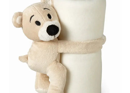 MANTA Kinder-Fleece-Decke in Weiß – Extra Weich & Hautfreundlich TK Gruppe® Grosshandel 