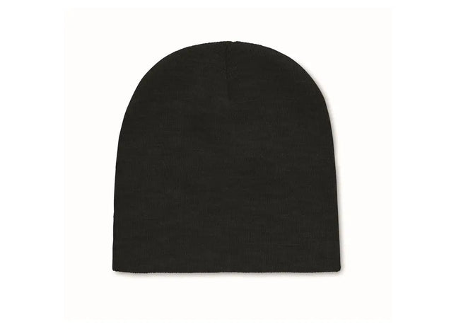 MARCO RPET Schwarzes Beanie aus recyceltem Polyester – Modern und Nachhaltig TK Gruppe® Grosshandel 