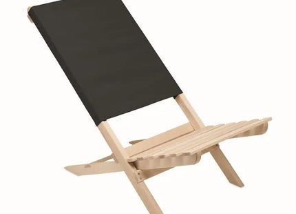 MARINERO Klappbarer Strandstuhl in Schwarz – Komfort & Stil am Strand TK Gruppe® Grosshandel 