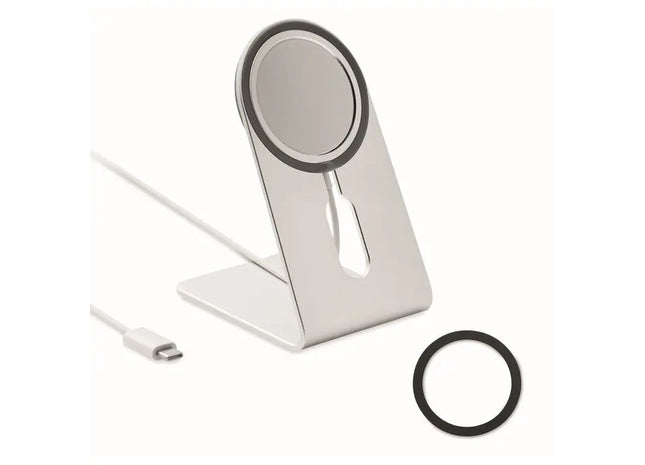 MELIS 15W Magnetisches Ladegerät - Mattsilber TK Gruppe® Grosshandel 