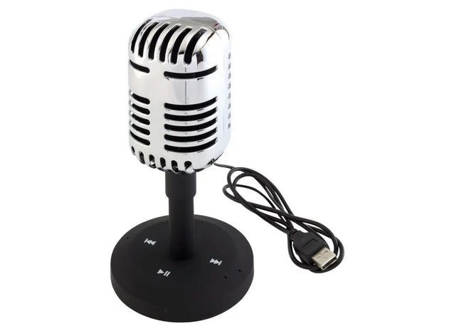 MICROPHONE Kabelloser Lautsprecher Schwarz - Klarer Klang und Stil TK Gruppe® Grosshandel 