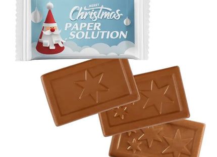 MIDI-Schoko-Täfelchen im Weihnachtsdesign - Nachhaltig verpackt & bedruckbar TK Gruppe® Grosshandel 
