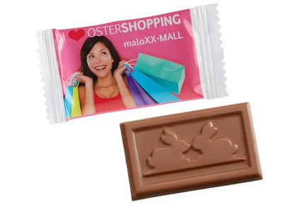 MIDI-Schokoladentafeln Ostern, traditionelle Folienverpackung, inkl. Druck TK Gruppe® Grosshandel 