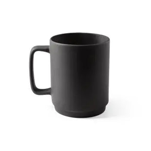 MIGHTY Keramikbecher 330 ml - Schwarz, Stilvolle & Robuste Tasse für Kaffee & Tee TK Gruppe® Grosshandel 