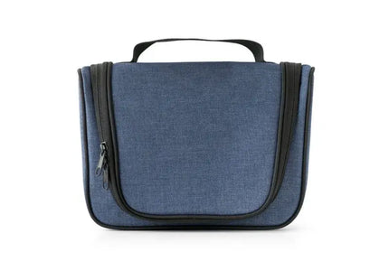 MILLI Kulturbeutel aus 600D Stoff in Blau - Langlebig & Stilvoll, 100 Zeichen TK Gruppe® Grosshandel 