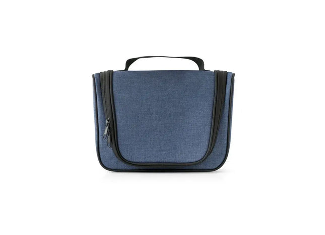 MILLI Kulturbeutel aus 600D Stoff in Blau - Langlebig & Stilvoll, 100 Zeichen TK Gruppe® Grosshandel 