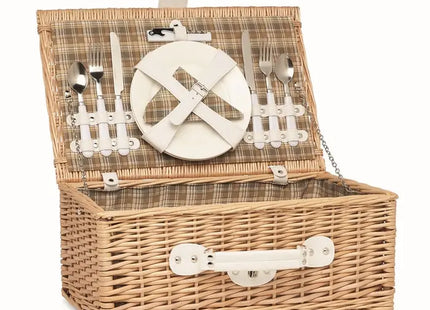 MIMBRE Picknickkorb aus Korbweide - Natürliches Holzdesign TK Gruppe® Grosshandel 