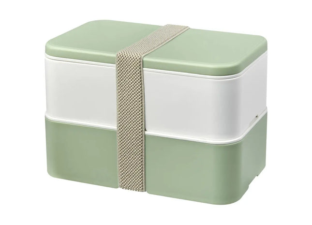 MIYO Renew Double-Lunchbox - Ivory White, Seaglass Green, Pebble Grey, Durable, Stylish TK Gruppe® Grosshandel 
