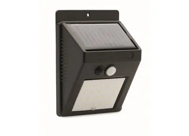 MOTI Solar-LED-Bewegungslicht - Schwarz, Energiesparend und Sicher TK Gruppe® Grosshandel 