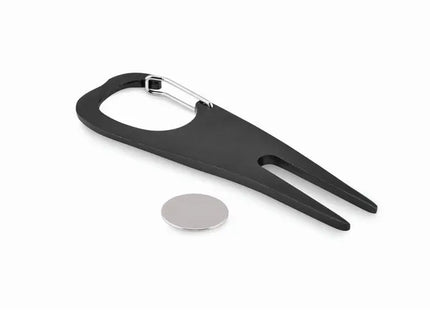 MULLIGAN Golf-Pitchgabel aus Aluminium in Schwarz – Praktisch & Stilvoll TK Gruppe® Grosshandel 