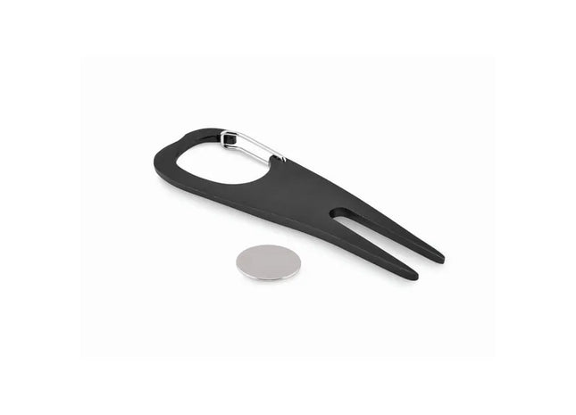 MULLIGAN Golf-Pitchgabel aus Aluminium in Schwarz – Praktisch & Stilvoll TK Gruppe® Grosshandel 