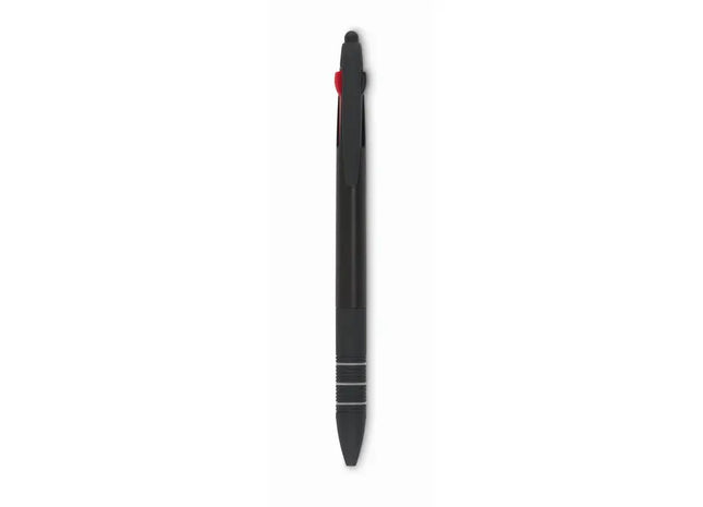 MULTIPEN 3-Farb-Kugelschreiber mit Stylus in Schwarz – Flexibel & Modern TK Gruppe® Grosshandel 