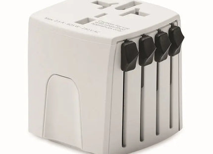 MUV MICRO 2-poliger Reiseadapter – Weiß, Kompakt & Universell TK Gruppe® Grosshandel 