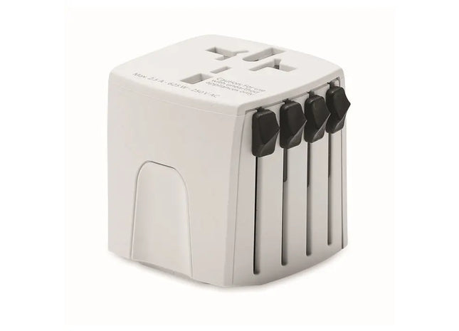 MUV MICRO 2-poliger Reiseadapter – Weiß, Kompakt & Universell TK Gruppe® Grosshandel 