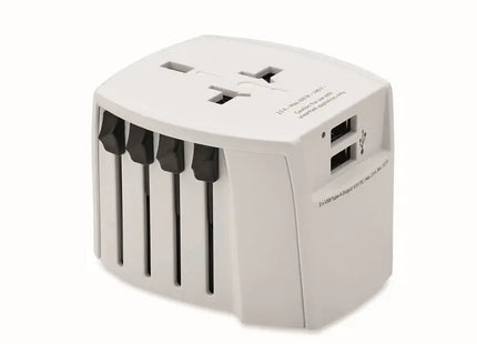 MUV USB 2-poliger Universaladapter in Weiß – Vielseitig & Effektiv TK Gruppe® Grosshandel 