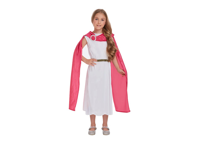 Mädchen Griechische Göttin Kostüm Medium, 7-9 Jahre, Karneval Verkleidung TK Gruppe® Grosshandel 