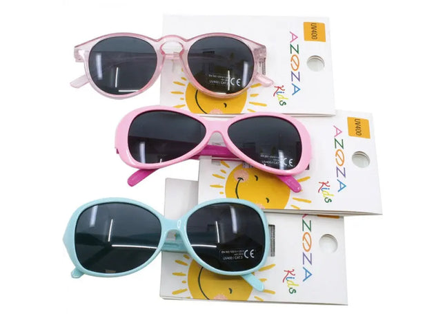 Mädchen Sonnenbrillen Basis-Set, 12-fach sortiert, UV400 Schutz TK Gruppe® Grosshandel 