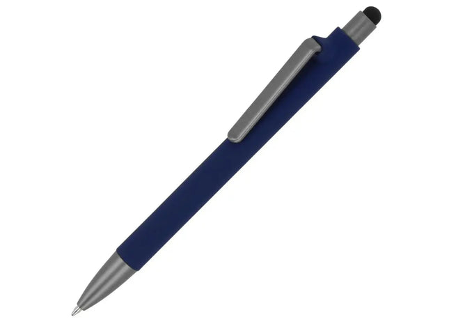 Madeira Stylus R-ABS Ballpoint Pen - Dunkelblau - Multifunktionaler Schreibstift mit Touchscreen TK Gruppe® Grosshandel 