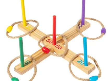 Madis Ringwurfspiel - Natur: Klassisches Wurfspiel für drinnen und draußen TK Gruppe® Grosshandel 