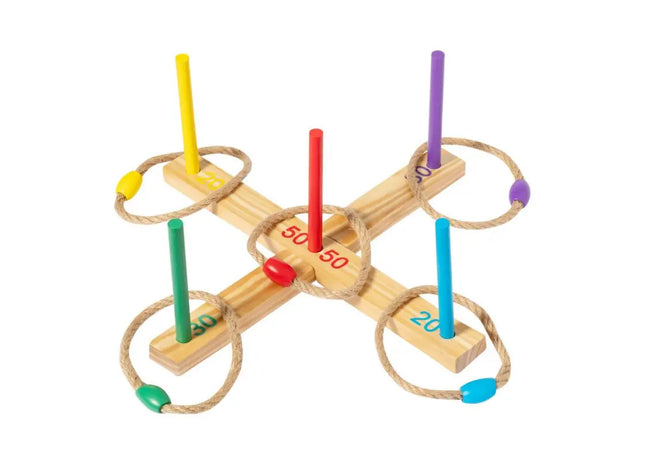 Madis Ringwurfspiel in Naturtönen Ökologisches Geschicklichkeitsspiel für Draußen TK Gruppe® Grosshandel 