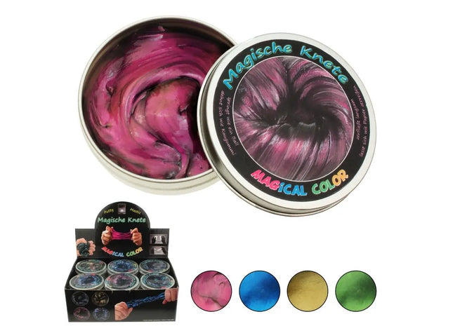 Magische Knete „Magic-Colours“, 8 cm Durchmesser TK Gruppe® Grosshandel 