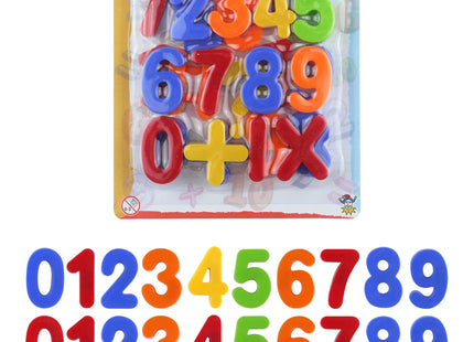 Magnetisches Zahlenset 4cm, 26 Teile, Bunte Lernmagnete für Kinder, Bildungsspielzeug TK Gruppe® Grosshandel 