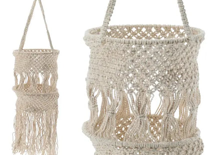 Makramee Blumenampel, Handgefertigt, Dekorativ, 30x160cm TK Gruppe® Grosshandel 