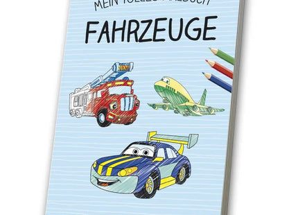 Malbuch Fahrzeuge & Rettungsdienste - Feuerwehr, Polizei & mehr TK Gruppe® Grosshandel 