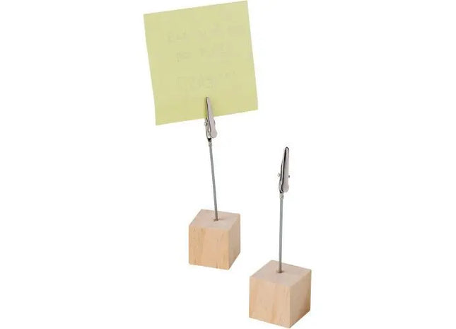 Malia Holz Klammerhalter - Natürliches Braun, Stilvoll & Praktisch TK Gruppe® Grosshandel 