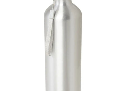 Malpeza 1L RCS-zertifizierte Wasserflasche aus recyceltem Aluminium - Silber TK Gruppe® Grosshandel 