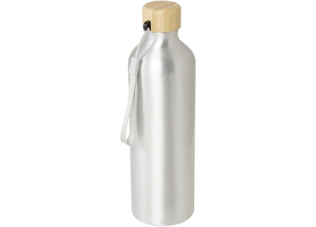 Malpeza 770ml RCS-zertifizierte Wasserflasche aus recyceltem Aluminium - Silber TK Gruppe® Grosshandel 