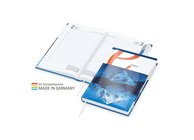 Manager Register Buchkalender mit 4C-Druck - Matt, Individuell - Organisieren Sie Ihr Jahr mit Stil TK Gruppe® Grosshandel 