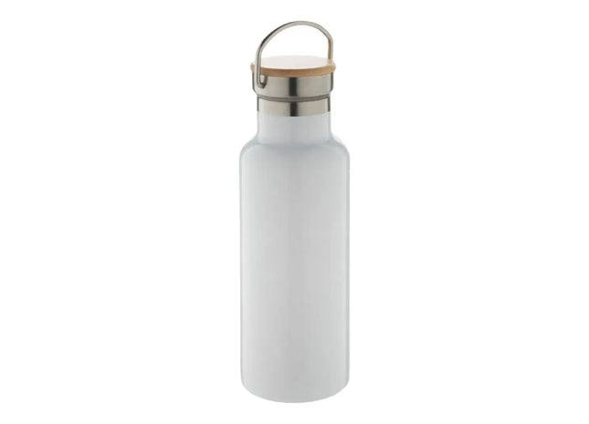 Manaslu Subo 500 ml Sublimations-Thermoflasche, Weiß-Silber TK Gruppe® Grosshandel 