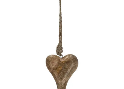 Mango-farbenes Hängeherz, ca. 10cm Hoch TK Gruppe® Grosshandel 