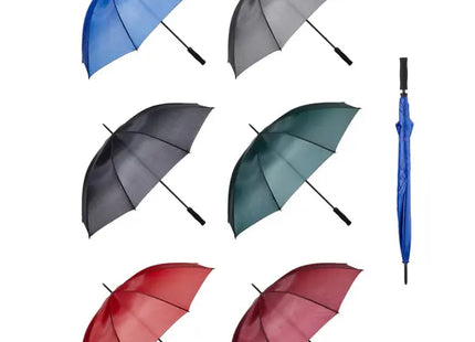 Manuelle Gästeschirme im 6er-Pack, Durchmesser 128cm, Länge 103cm TK Gruppe® Grosshandel 