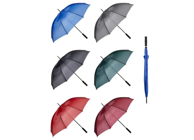 Manuelle Gästeschirme im 6er-Pack, Durchmesser 128cm, Länge 103cm TK Gruppe® Grosshandel 