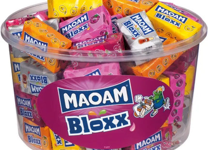 Maoam Würfelbonbons, 50 Stück in Metalldose, Verschiedene Geschmacksrichtungen TK Gruppe® Grosshandel 