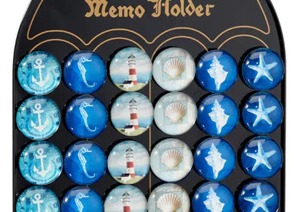 Maritime Magnete, 6er-Set, ca. 3,5 cm – Dekor für Kühlschrank & mehr TK Gruppe® Grosshandel 