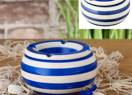 Maritimer Mittelgroßer Aschenbecher, Sturmmotiv, Ø 13,5 cm TK Gruppe® Grosshandel 