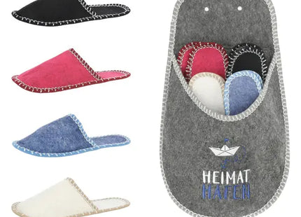 Maritimes Gäste-Fußbekleidungs-Set: Nautische Pantoffelkollektion für Besucher (92 Zeichen) TK Gruppe® Grosshandel 