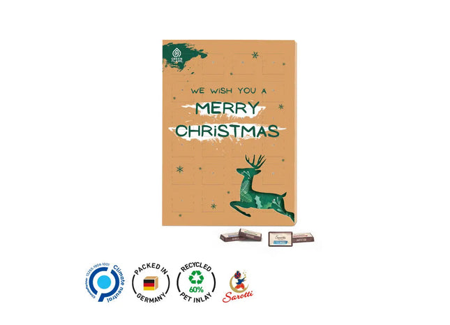 Marken Wand-Adventskalender - Stilvolle weihnachtliche Wanddekoration TK Gruppe® Grosshandel 
